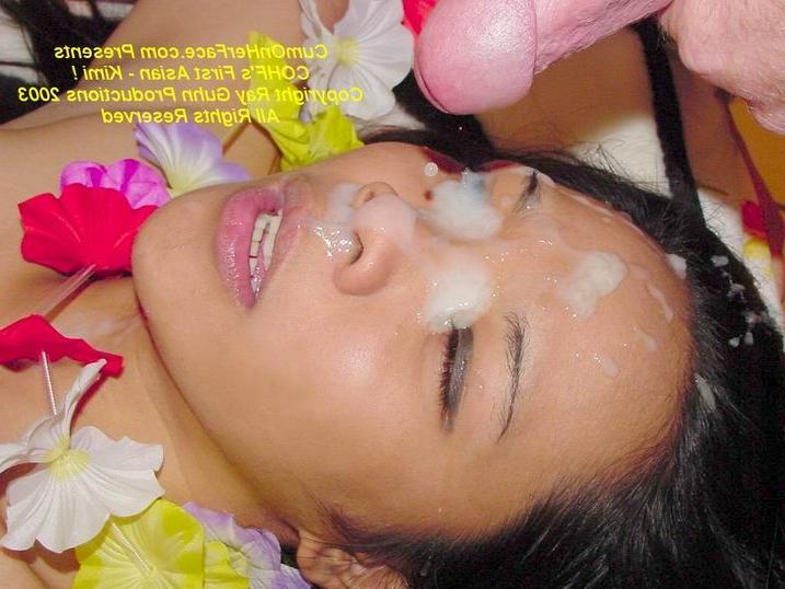 16P Asian girl messy cumshot