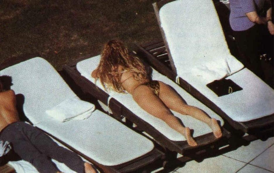 15P latin sensation Shakira thong bikini and see thru shots