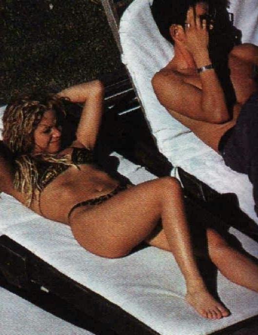 15P latin sensation Shakira thong bikini and see thru shots