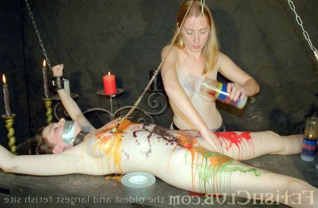 15P Babe Gets Bound Then Has Hot Wax Dripped On Her