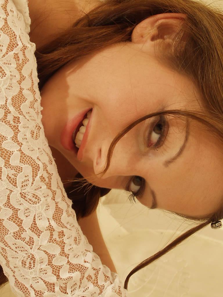 18P Gorgeous teen in pigtails teases in her panties