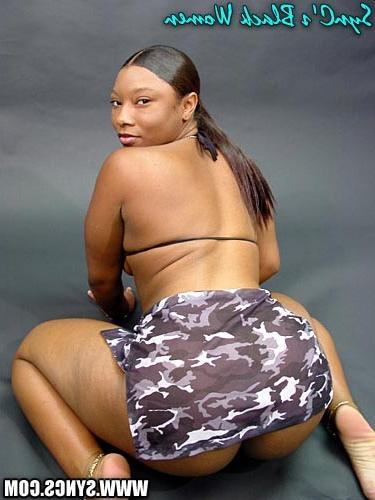 14P Pretty thick ass cashmere's big black ghetto booty