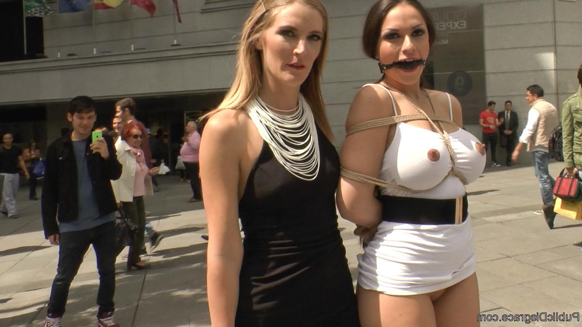 12P Big Tit Spanish Supermodel Bound &amp;amp; Dragged Through Madrid City Center!