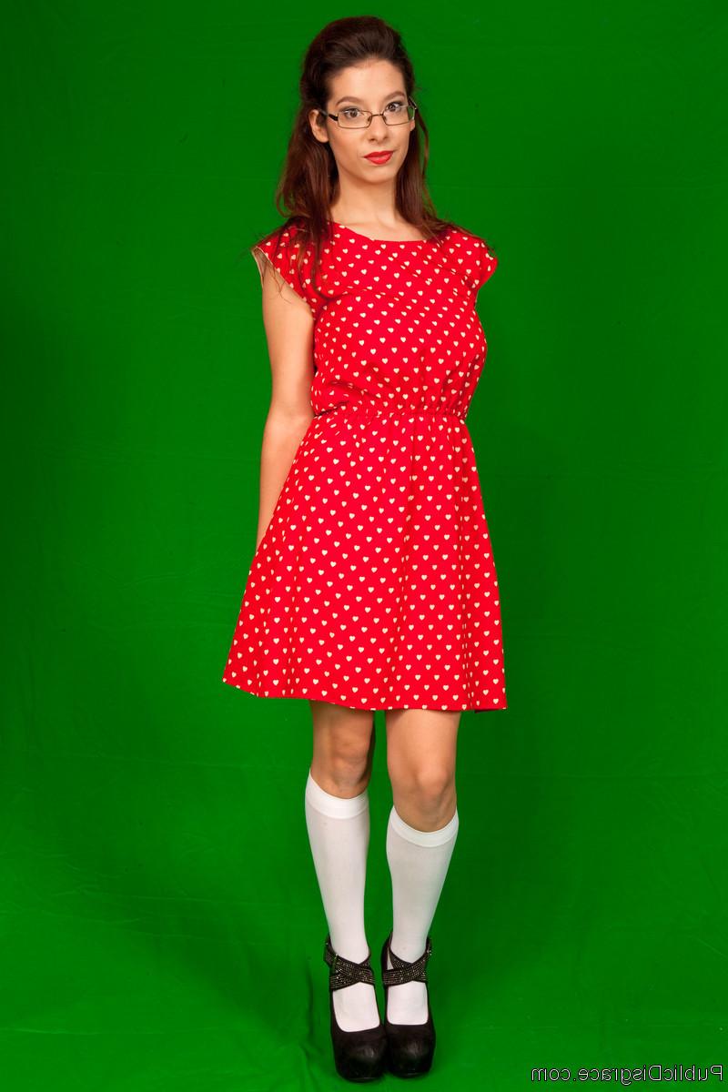 20P Mona hates Zenda's polkadot dress, so she strips her completely naked and makes 