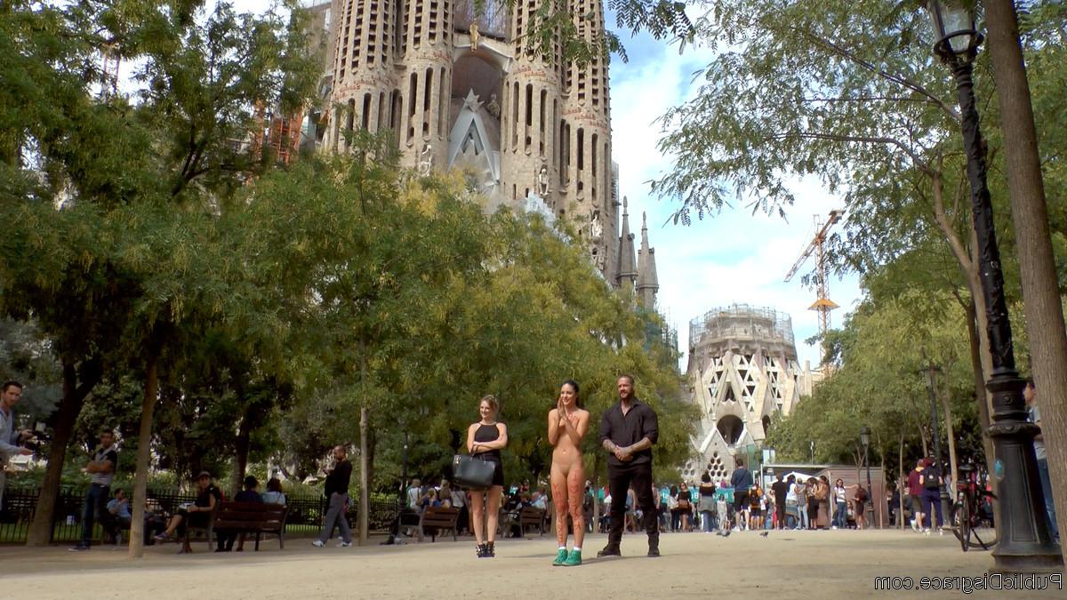 20P Barcelona is a city of dick shaped buildings. Mona Wales takes a Public Disgrace
