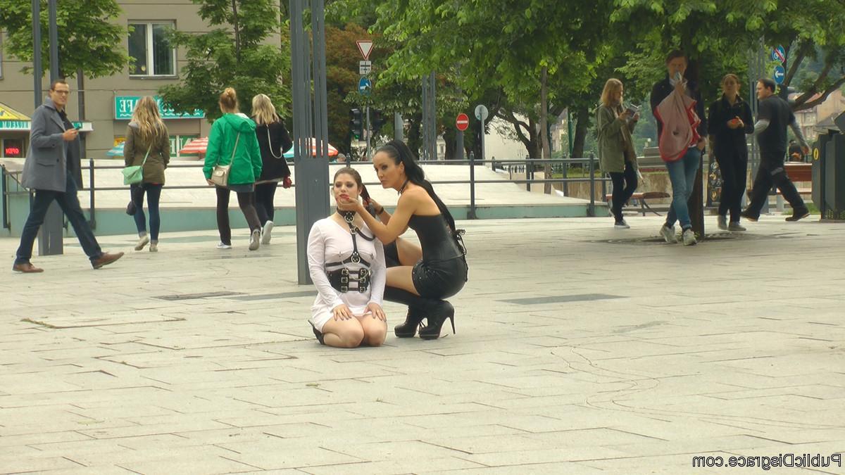 20P Longtime PD Fan and public whore Lucia Love is greedy to be used on Public Disgr