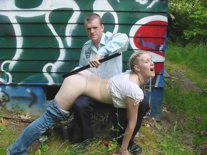 15P Innocent sexy victim of mad policeman