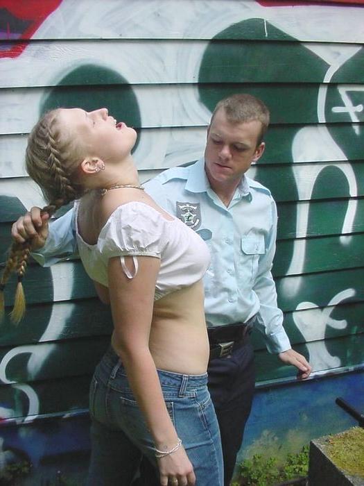 15P Innocent sexy victim of mad policeman