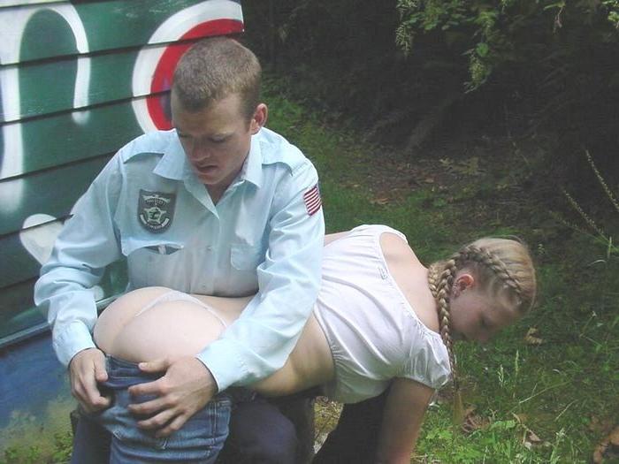 15P Innocent sexy victim of mad policeman