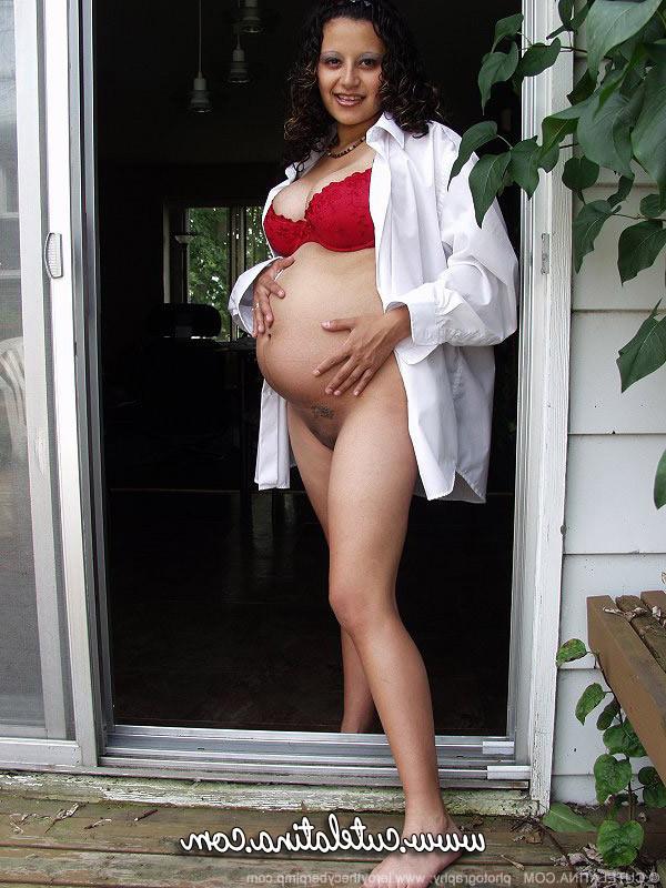 15P Cute latina pregnant and naked