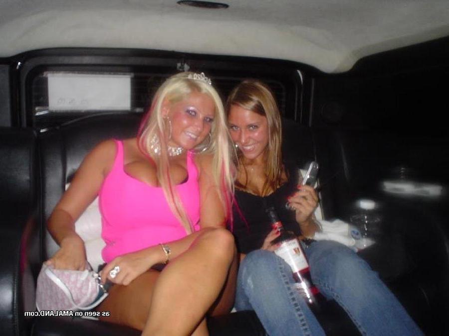 12P College girls with huge melons partying