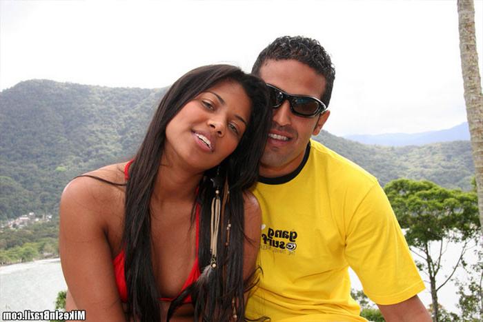 10P This brazillian babe gets creamed poolside in these pics