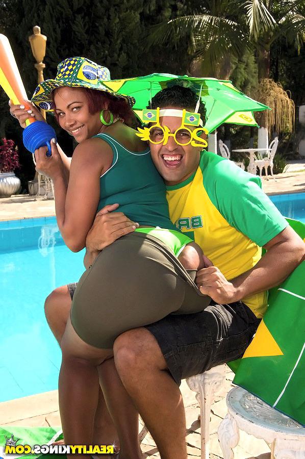 14P Big brazilian bikini babe gets fucked hard poolside in these world cup soccer fu