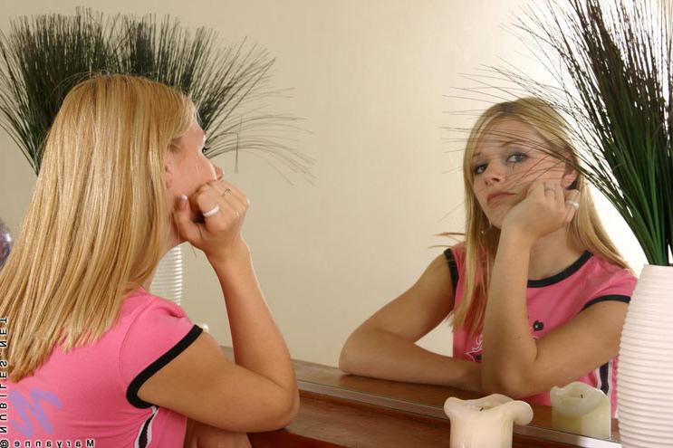 15P Innocent teen Maryanne loves to strip in front of the camera for you