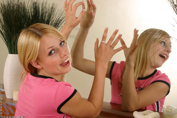 15P Innocent teen Maryanne loves to strip in front of the camera for you