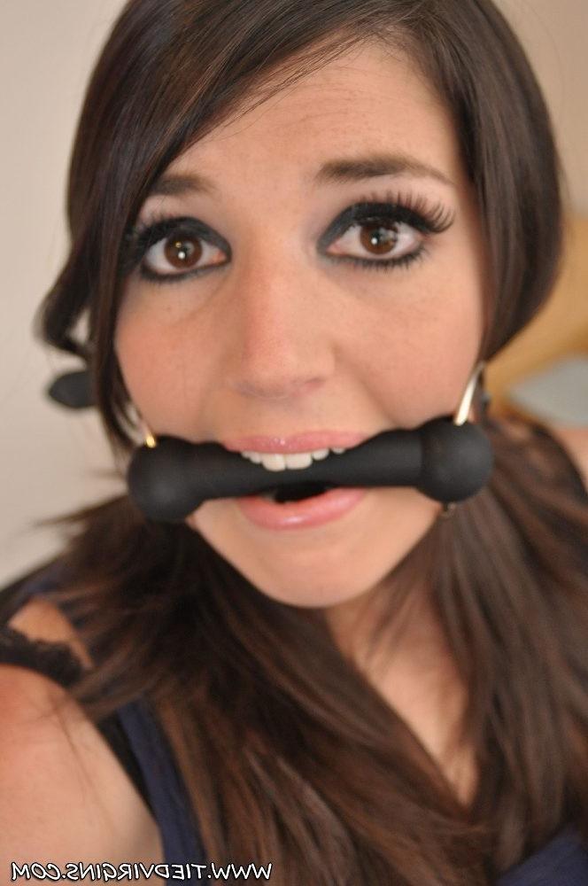 12P Bound and taped - Sapphire is restrained at the office