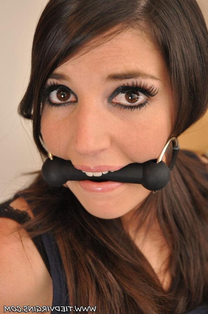 12P Bound and taped - Sapphire is restrained at the office