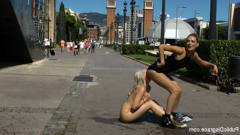 15P This perky blonde slut needs a workout! And there is no better kink fitness inst