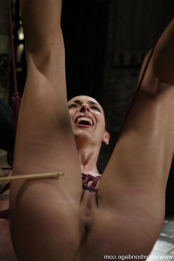 15P Wenona rope bound sexy young woman toyed and water tortured