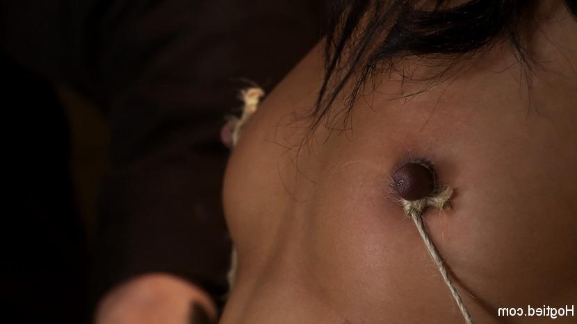 15P Skin Diamond nipples and elbows bound is made to cum