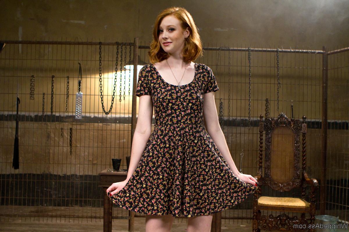 20P Welcome innocent, all natural, true redhead, Nathalie Lawson to Whipped Ass! In 