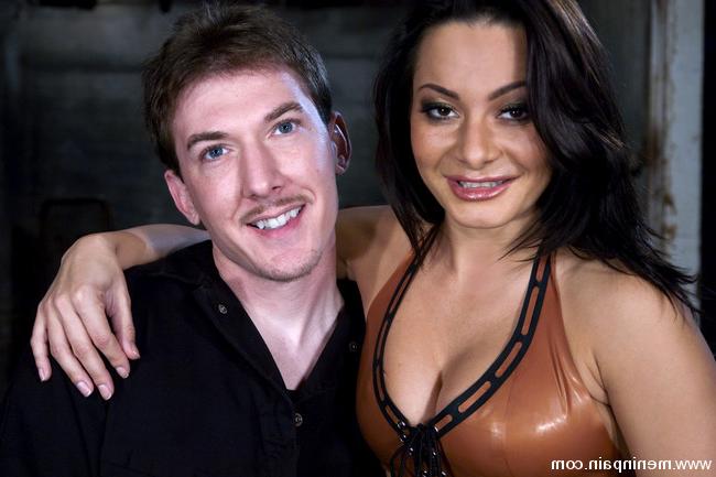 15P Bound male is spanked and straponed by Mistress Sandra Romain