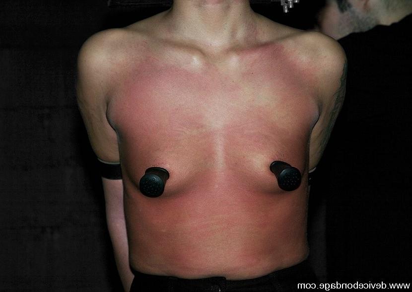 15P Sara Faye is leather strap bound gets here feet punished