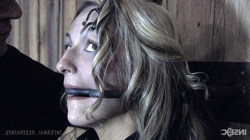 15P Kali Kane is bound and masked in dungeon her clothes stripped