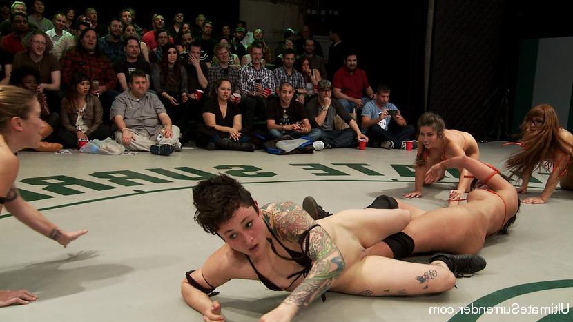 15P Syd wrestling for her team for the first ever tag match up! RND1