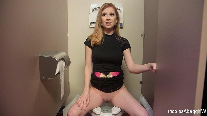 18P Pepper Hart blonde is spanked and bound for strapon fucking by l