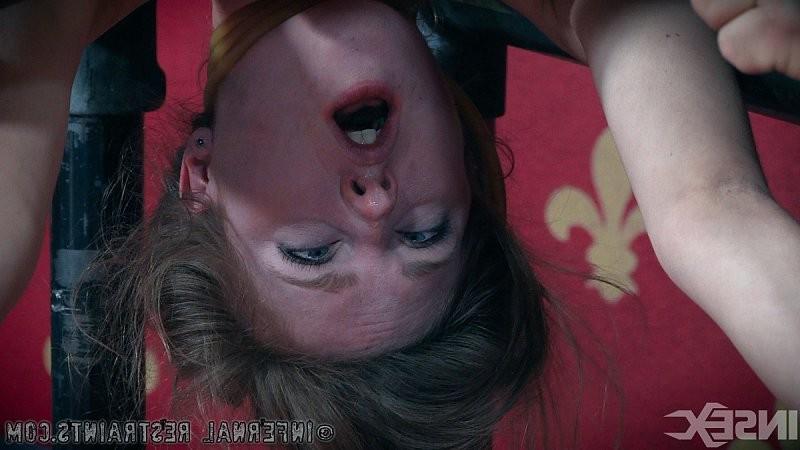 16P Ashley Lane high heels blonde is chain bound and toy fucked