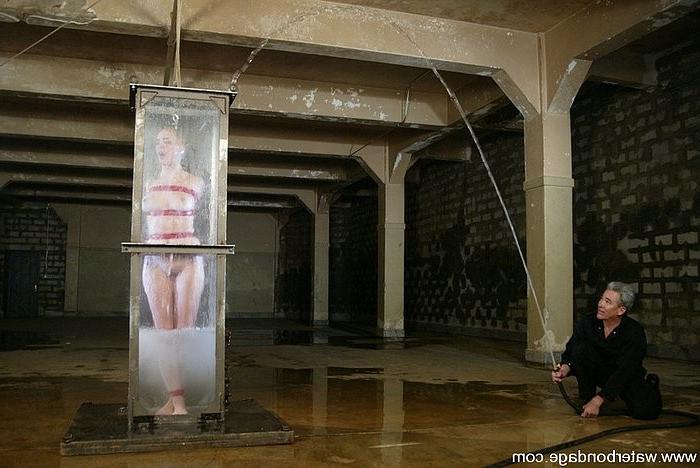 15P Annette Schwarz blonde babe is bound hosed down and fucked