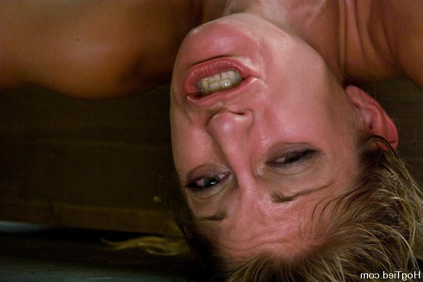 15P Blonde skinny Tawni Ryden rope bound getting ready for orgasm