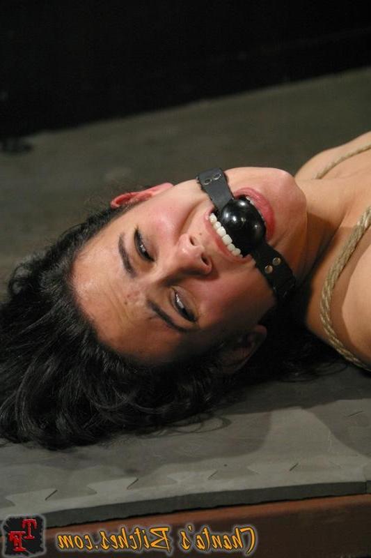 18P Lesbian dominatrix Nika Noire strapon fucks bound sub Penny Play