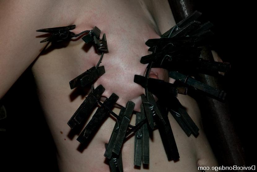 15P Trina Michaels and Rain Degre bound in torture with some toys