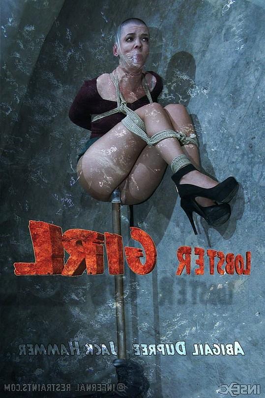 15P Abigail Dupree is bound wearing high heels ass spanked by maledo