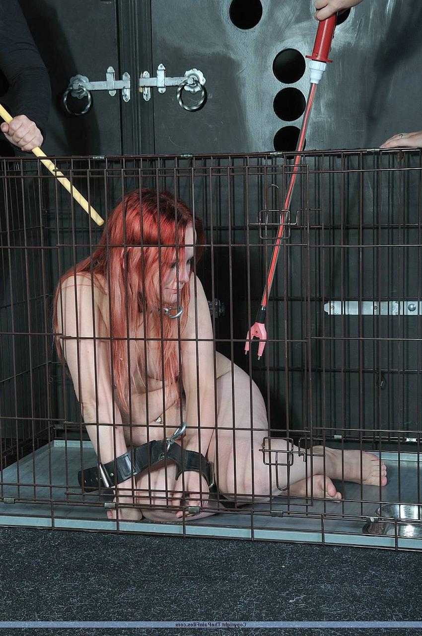 16P Amateur redhead is bound up by her Mistress and then tormented w