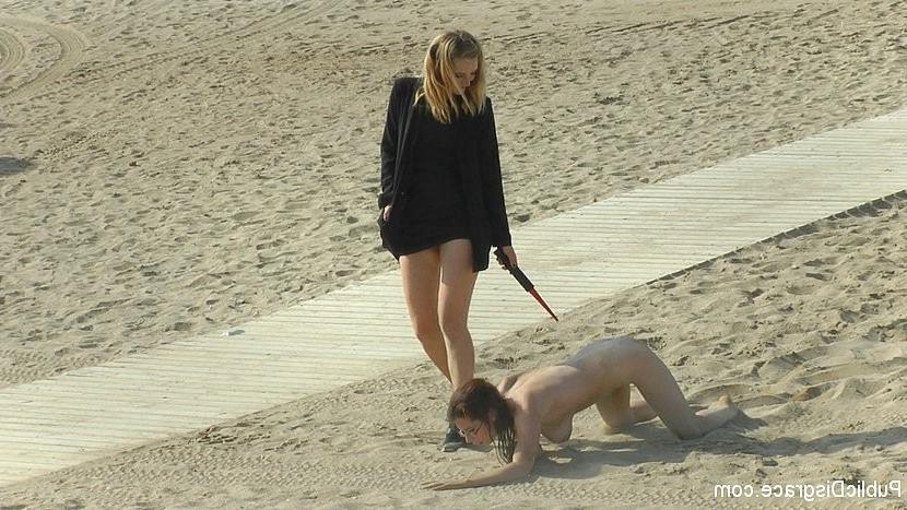 24P Zenda Sexy is publicly stripped and bound for electro and sex by