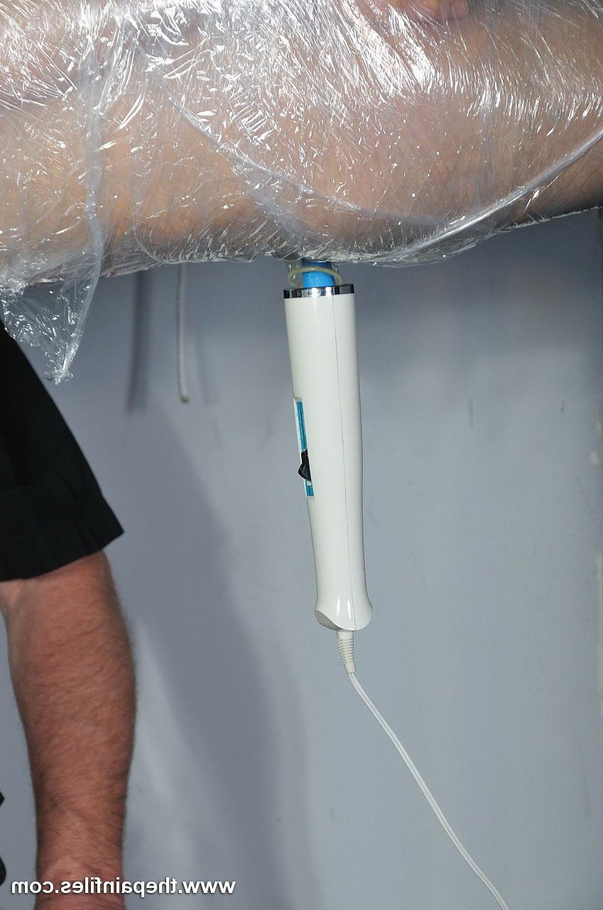 16P Amateur sub is bound to a pole with saran wrap and bought to org