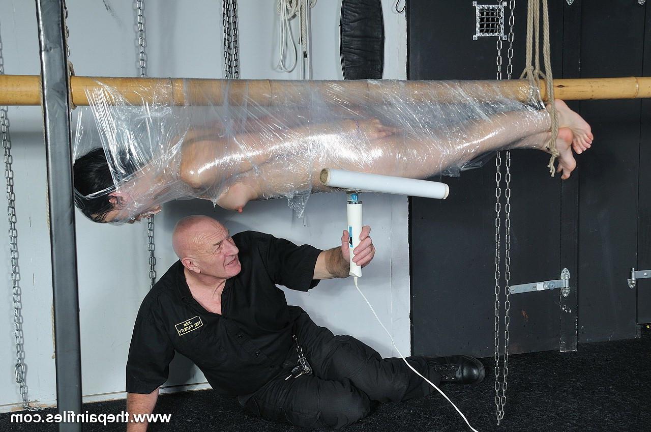 16P Amateur sub is bound to a pole with saran wrap and bought to org