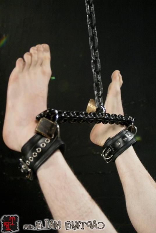 18P Mistress Harmony Rose with bound CBT slave for strapon fucking