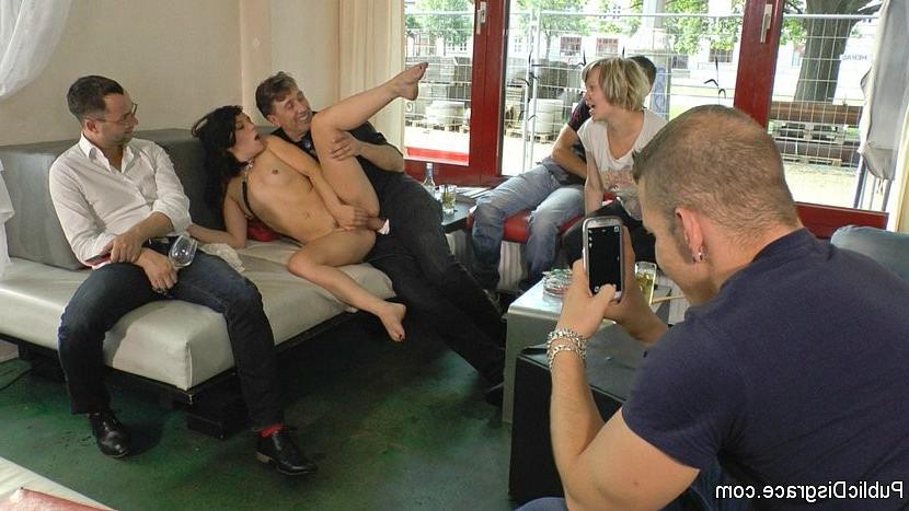 17P Juliette March is public bound and humiliated exposed and fucked