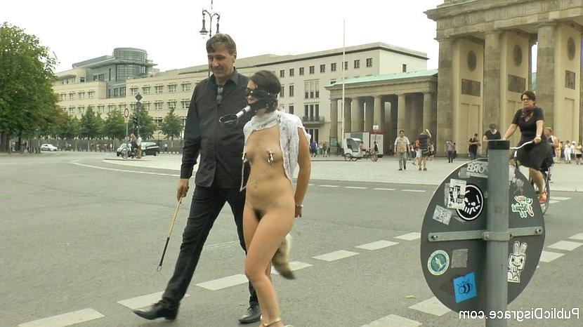 17P Juliette March is public bound and humiliated exposed and fucked