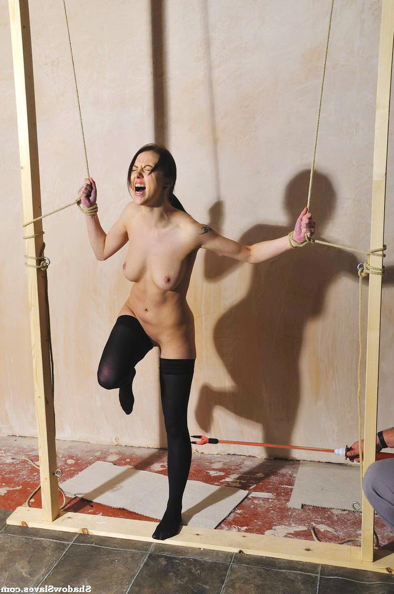 15P Relentless electro bdsm in extreme bondage of screaming busty slave girl Emily S