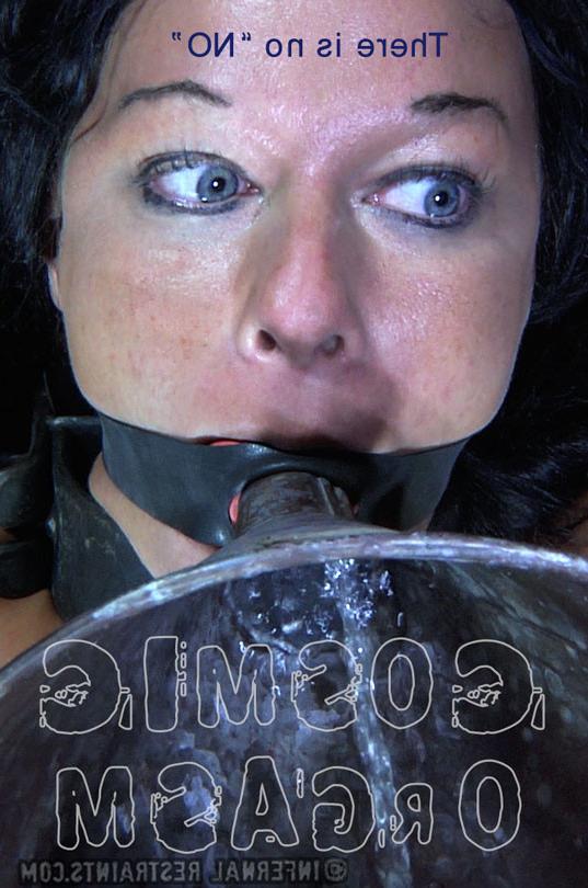 16P London River in polka dot dress dungeon bound for wet orgasms