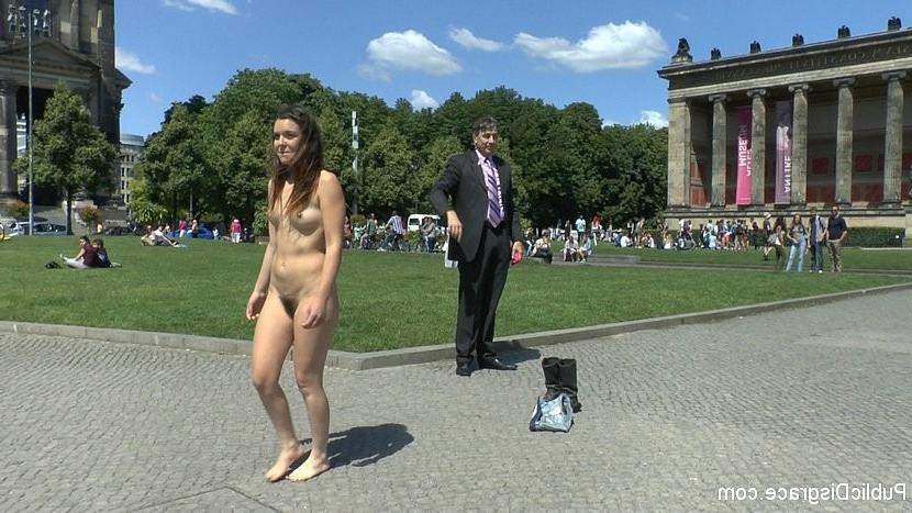 20P Juliette March is public bound and group fucked by maledom Steve