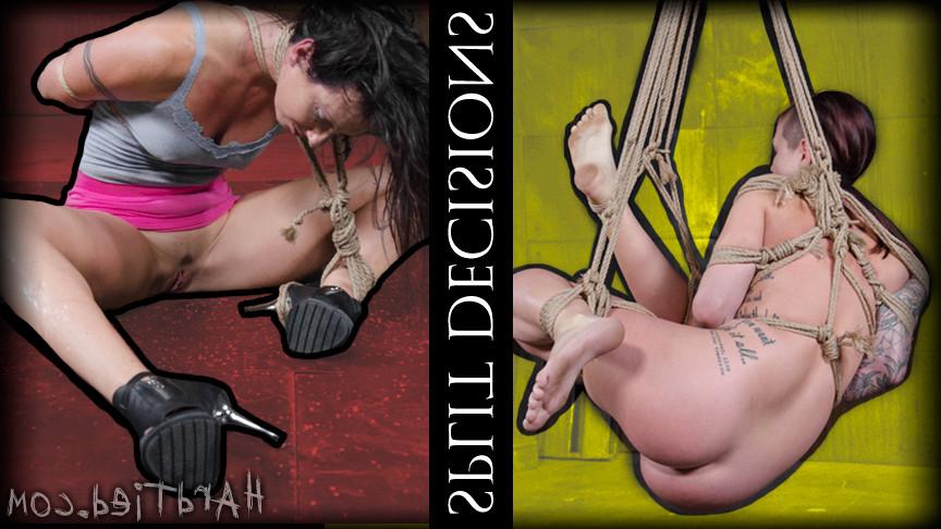 16P Karmen Karma and Wenona rope bound in dungeon by male dominant J