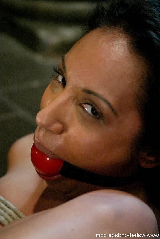 15P Jasmine Byrne bound latina struggles is sprayed and toy fucked
