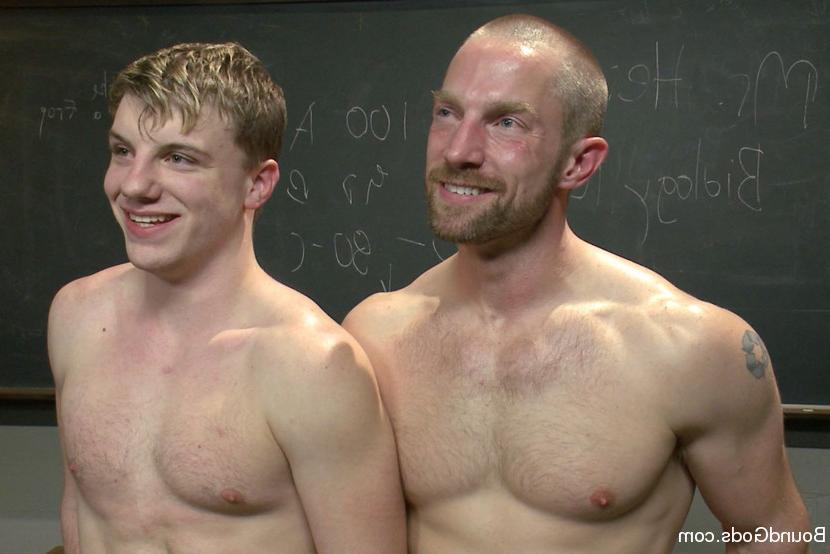 15P Doug gets bound &amp;amp; fucked by his hot biology teacher Mr. Herst!
