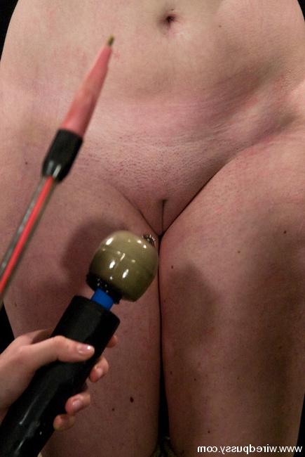 15P Big natural tits get tied up and shocked by Annette Schwarz
